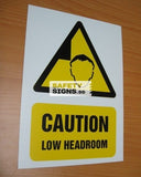 Caution Low Head Room (W032_ALU) - Obbo.SG