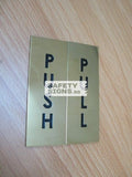 Push Pull Vertical brass (PP009_BR) - Obbo.SG