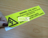 Warning-Dual Supply Isolate Both Mains and On-site Photovoltaic (PV) Power Supply System Before Carrying Out Work (W023_VNL) - Obbo.SG