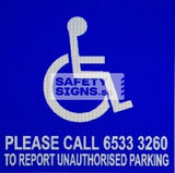 Unauthorized Parking at Handicap Lot (LTA003_ALU) - Obbo.SG