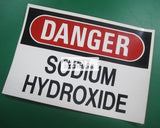 Danger Sodium Hydroxide (W109_VNL) - Obbo.SG