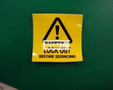 Lock Out Before Servicing (W126_VNL) - Obbo.SG