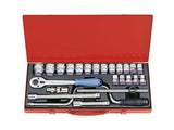 KT 1/2" 24Pcs Socket Set 10-32mm - Obbo.SG