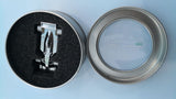 Chrome plated metal paper weight, Formula 1 racing car design - Obbo.SG