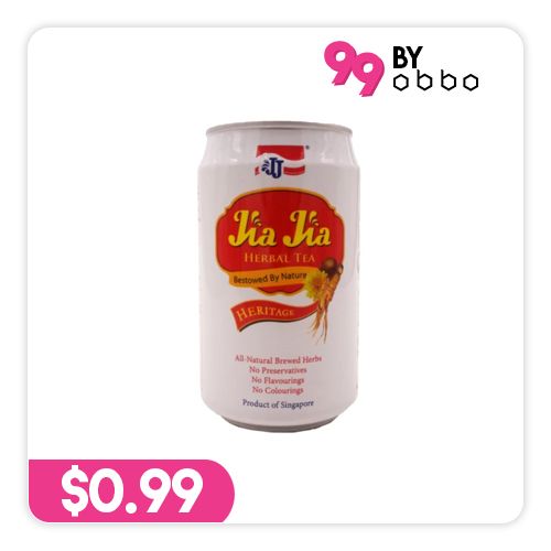 Jia Jia Herbal Tea Can - 300ml - Obbo.SG