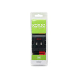 Lockable Luggage Strap (Red & Black) - Obbo.SG