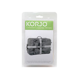 Crossed Luggage Straps (Yellow) - Obbo.SG