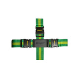 Crossed Luggage Straps (Green) - Obbo.SG