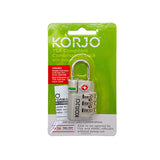 TSA Compliant  Combination Lock with indicator (Silver)