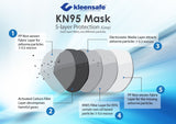 KN95 5-Ply Face Mask w/Exhalation Valve