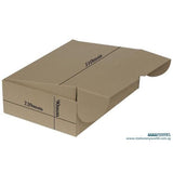 Recycled Cardboard Kraft Box 310 x 220 x 90mm Bundle of 10 B-01 - Obbo.SG