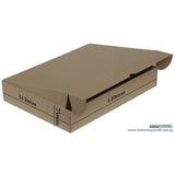 Recycled Cardboard Kraft Box 315 x 430 x 75mm Bundle of 10 B-05