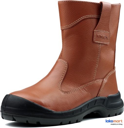 Safety Shoes - King's - [KWD805C] (Brown Color) - Obbo.SG