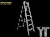 LADDER ALUMINIUM HEAVY DUTY 10 STEPS (150KG)