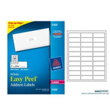Avery Laser Address White Labels 1 x 25.12 Inch 5160-100 - Obbo.SG