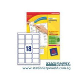 Avery Laser White Labels 63.5 x 46.6mm L7161-100