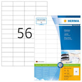 HERMA Premium White Labels 52.5 x 21.2mm 4273 - Obbo.SG