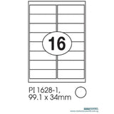 Print-it Laser White Labels 99.1 x 34mm PI-1628-1