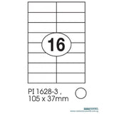 Print-it Laser White Labels 105 x 37mm PI-1628-3 - Obbo.SG