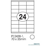 Print-it Laser White Labels 70 x 35mm PI-2438-1