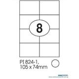 Print-it Laser White Labels 105 x 74mm PI-824-1