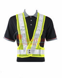 Al-Gard Adjustable High Visibility Jacket / Vest with LED Lights - Obbo.SG
