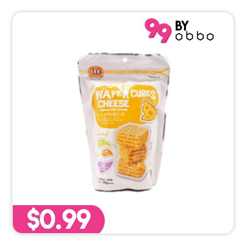 Lee Wafer Cubes - Cheese - 80g - Obbo.SG