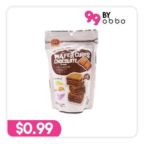 Lee Wafer Cubes - Chocolate - 90g - Obbo.SG