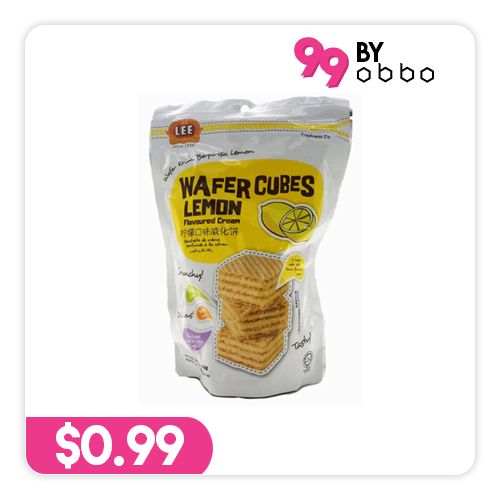 Lee Wafer Cubes - Lemon - 90g - Obbo.SG