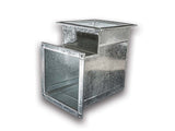 Square Elbow 90°-Galvanized Steel