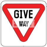 GIVE WAY (LTA/RD/SD99/TFM1/06_ALU)