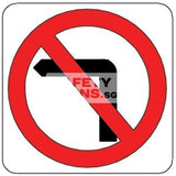 NO LEFT TURN (LTA/RD/SD99/TFP1/36_ALU) - Obbo.SG