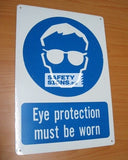 Eye Protection Must Be Worn (M001C_ALU) - Obbo.SG