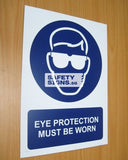 Eye Protection Must Be Worn (M001_PVC) - Obbo.SG