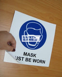 Mask Must Be Worn (M005B_VNL) - Obbo.SG