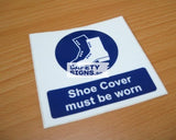 Shoe Cover Must Be Worn (M012B_VNL) - Obbo.SG