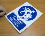 Lift Using Correct Technique (M015_VNL) - Obbo.SG