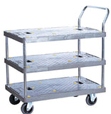 Mystar Pvc Hand Truck Triple Deck (single Bar)