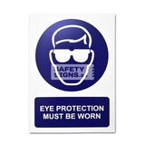 Eye Protection Must Be Worn (M001_ALU) - Obbo.SG