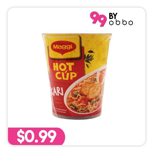 Maggi Hot Cup - Kari - 59g - Obbo.SG