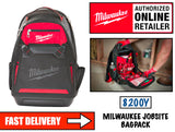 MILWAUKEE Heavy Duty Jobsite Bagpack Contractor Bag with Hard Base 48-22-8200Y