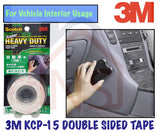 3M KCP15 Super Heavy Duty Indoor Double Sided Mounting Foam Tape for Car Vehicle Interior Usage - Obbo.SG