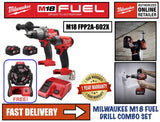 Milwaukee M18 FPP2A-602X FUEL Cordless Brushless Drill Combo (FREE JOBSITE FAN)