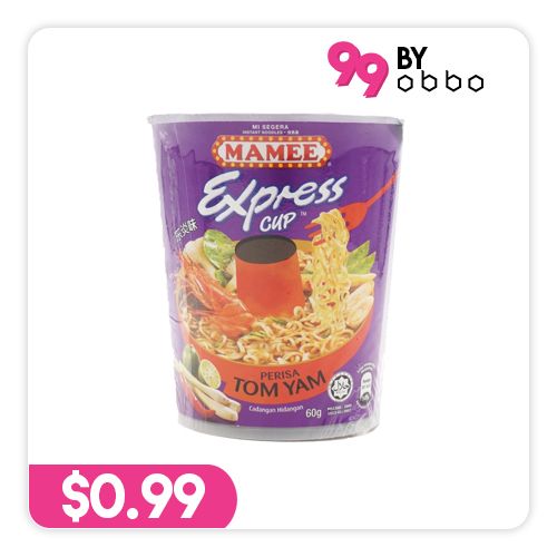 Mamee Express Cup Noodle - Tom Yam - Obbo.SG