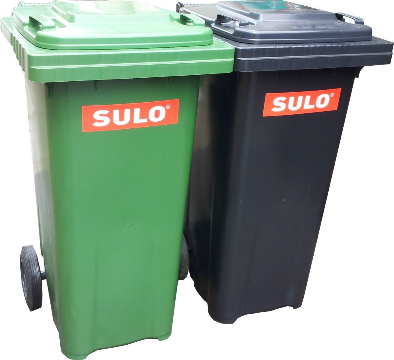 European Brand SULO 2-Wheels 120-Litres Mobile Garbage Bin (MGB) - Obbo.SG