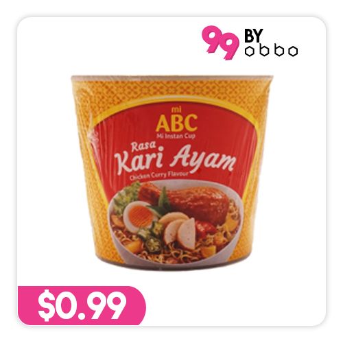 Mi ABC Cup - Kari Ayam - 60g - Obbo.SG