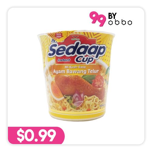 Mie Sedaap Cup Noodle - Ayam Bawang Telur - 77g - Obbo.SG