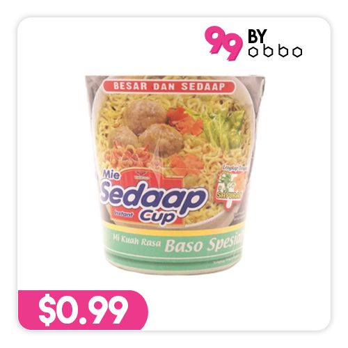 Mie Sedaap Cup Noodle - Baso Spesial - 77g - Obbo.SG