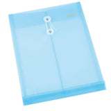 Deli PVC Data Envelope with String and Button A4 5511