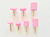 W216-6 D25 X 6 X 6MM SHANK - Abrasive Aluminium Oxide Mounted Point - Obbo.SG